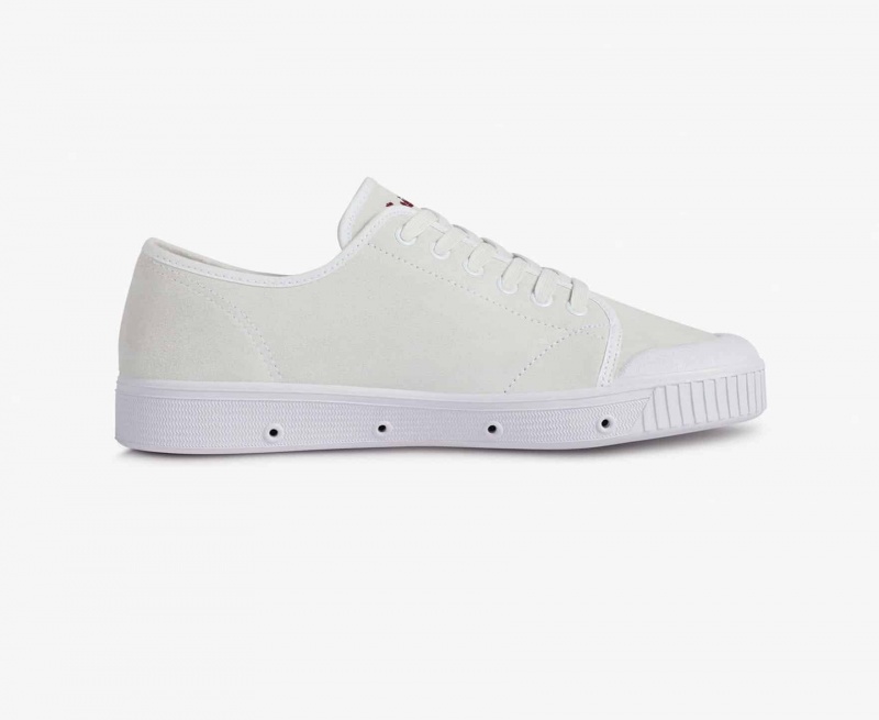 Basket Spring Court G2 Daim Blanche Femme | HAJ-39827183